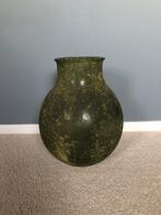 Groene vaas, Huis en Inrichting, Woonaccessoires | Vazen, Ophalen, Minder dan 50 cm, Groen, Glas