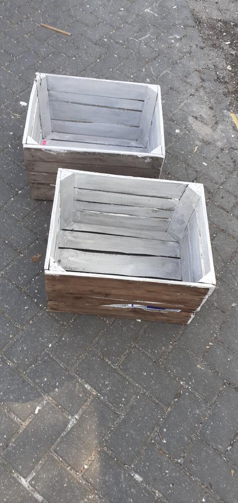 2x houten fietskrat melkkrat, Fietsen en Brommers, Fietsaccessoires | Fietsmanden, Gebruikt, Fietskrat, Ophalen of Verzenden