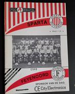 Sparta - Feyenoord 1990 / 1991, Ophalen of Verzenden, Zo goed als nieuw, Feyenoord, Boek of Tijdschrift