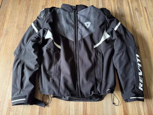 REV'IT Hyperspeed 2 H2O Jacket + Back Protector, Motoren, Kleding | Motorkleding, Jas | textiel, Heren, Tweedehands, Ophalen of Verzenden