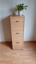 Ladekast. Dossierkast. Blanc eiken fineer. Middelhoog, Ophalen, Minder dan 50 cm, Gebruikt, 100 tot 150 cm