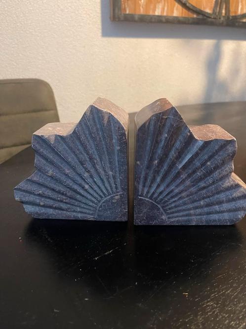 Art Deco Waaiervormige Boekensteunen Set - Antiek Look, Antiek en Kunst, Antiek | Woonaccessoires, Ophalen of Verzenden