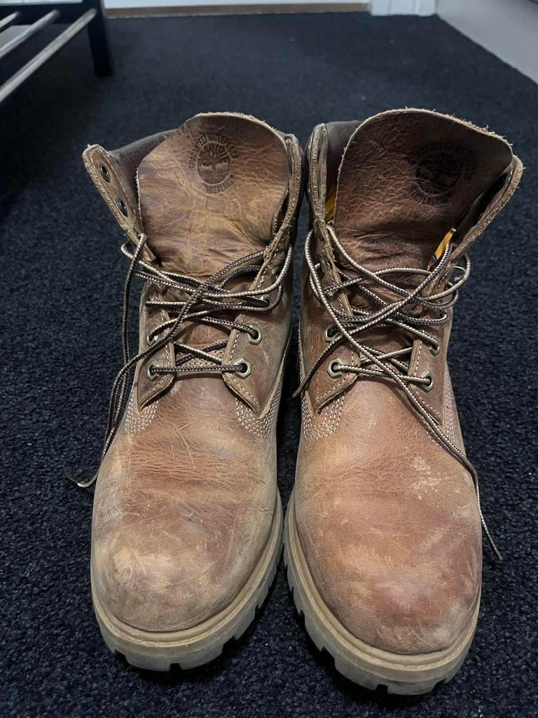 Timberland Boots Maat 43, Kleding | Heren, Schoenen, Gedragen, Boots, Bruin, Ophalen of Verzenden