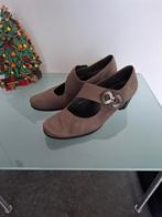 Gabor leren bandschoenen taupe/bruin maat 39.5., Verzenden, Gedragen, Bruin