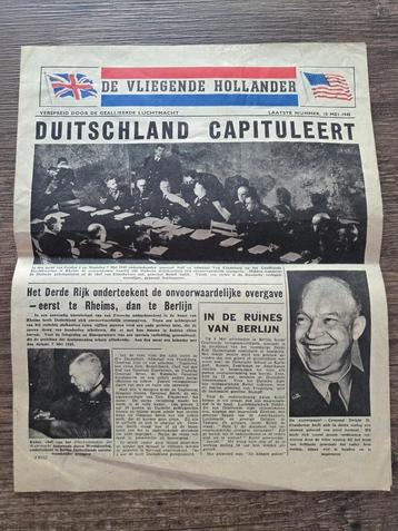 De Vliegende Hollander – Laatste nummer (10 mei 1945) beschikbaar voor biedingen