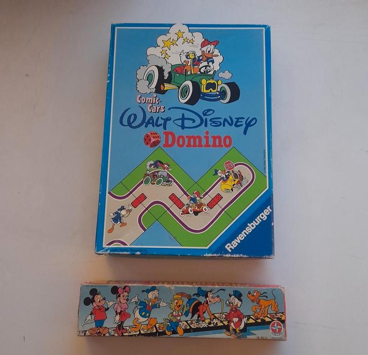 Vintage Walt Disney Domino - Ravensburger, Kinderen en Baby's, Speelgoed | Overig, Gebruikt, Jongen of Meisje, Ophalen of Verzenden