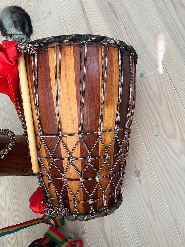 Dubbelzijdig bespeelbare Sjamanendrum / Dholak, Muziek en Instrumenten, Percussie, Nieuw, Trommel, Ophalen