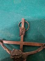 kruisbeeld christus messing, Verzamelen, Ophalen of Verzenden