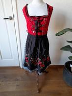Verkleedkleren: Dirndl met losse rozen schort maat 48, Maat 46/48 (XL) of groter, Ophalen of Verzenden, Overige thema's, Kleding