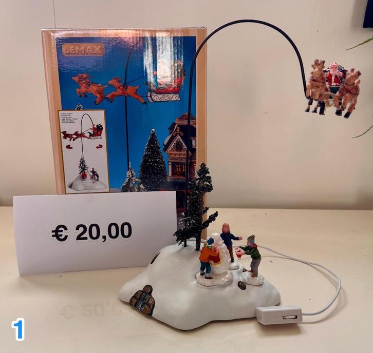 LEMAX Kersthuizen en toebehoren (deel 1, 1-16), Diversen, Kerst, Zo goed als nieuw, Ophalen of Verzenden