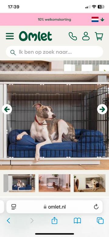 Honden bench Omlet beschikbaar voor biedingen