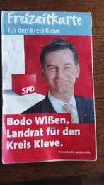 landkaart Niederrhein, Boeken, Atlassen en Landkaarten, Gelezen, Verzenden, 2000 tot heden, Landkaart