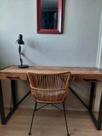 Leenbakker Bureau Kyan. Zwart / naturel, Huis en Inrichting, Ophalen, Zo goed als nieuw