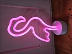 Neon flamingo lamp, Huis en Inrichting, Ophalen of Verzenden, Zo goed als nieuw