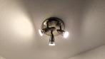Plafondlamp rvs ,spots als nieuw ., Ophalen, Zo goed als nieuw, Metaal