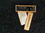 Mini domino spel met zwarte stenen, Een of twee spelers, Ophalen of Verzenden, Nieuw