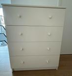 Ikea MALM ladekast wit (4 lades), Ophalen, Overige materialen, Gebruikt, 100 tot 150 cm