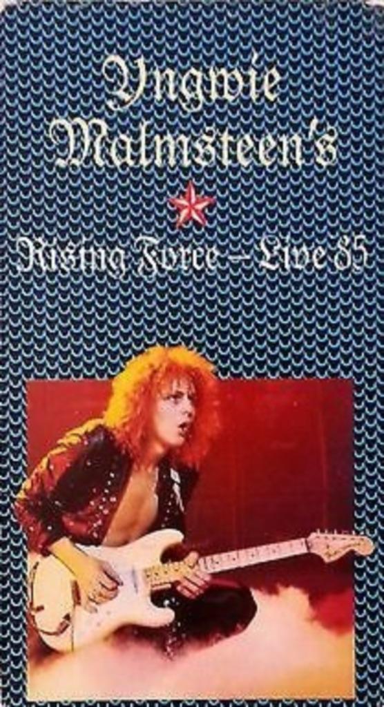 VHS - Ingwie J Malmsteen - The Rising Force Live 1985, Cd's en Dvd's, VHS | Film, Zo goed als nieuw, Overige genres, Alle leeftijden