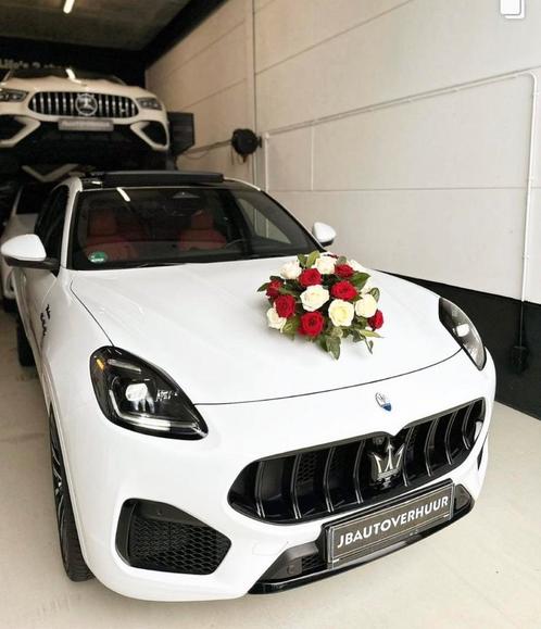 Autobloemstuk autobloem trouwauto corsages bruidsboeket, Tuin en Terras, Bloembakken en Plantenbakken, Minder dan 60 cm, Rond