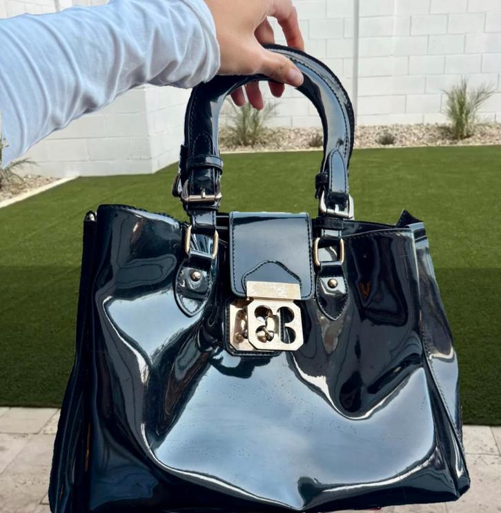 Zwarte/Vintage Damestas, Sieraden, Tassen en Uiterlijk, Tassen | Damestassen, Zo goed als nieuw, Handtas, Zwart, Ophalen of Verzenden