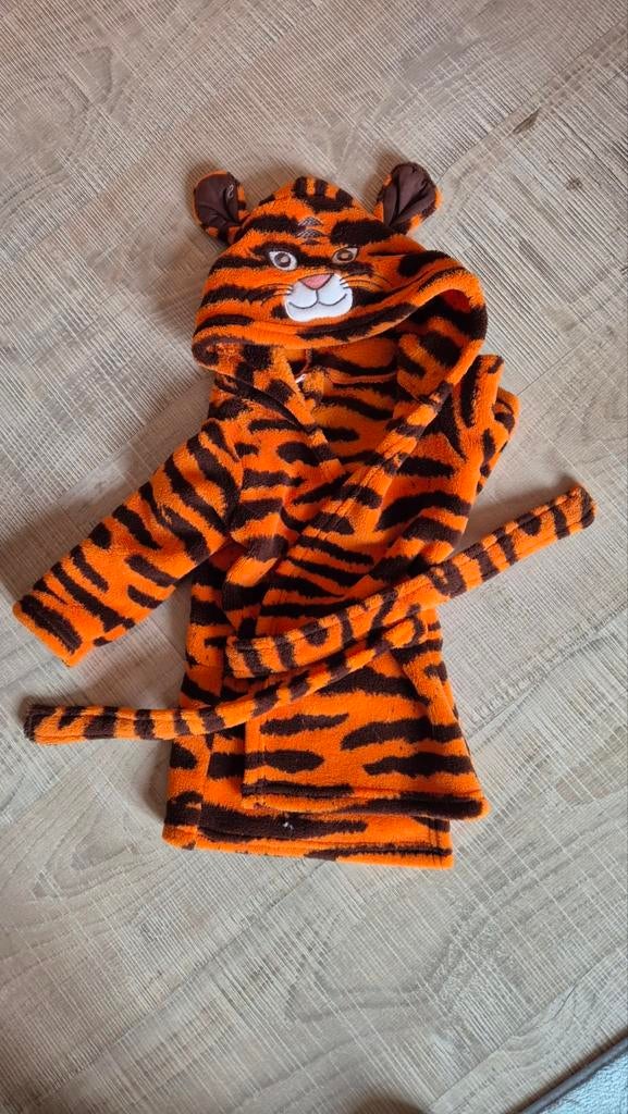 Tijger badjasje maatje 62/68, Ophalen, Zo goed als nieuw, Nacht- of Onderkleding