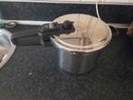 Snelkookpan Tefal sensor 6L, Ophalen of Verzenden, Zo goed als nieuw, Gietijzer, Koekenpan of Braadpan