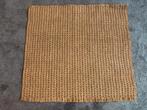 Kokosmat bruin / terra met visgraat - 130 x 115 cm NIEUW, Bruin, Ophalen of Verzenden, Zo goed als nieuw, Rechthoekig