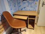 Stoel + gratis bureaustoel met wielen, Gebruikt, 70 tot 120 cm, Ophalen of Verzenden, Minder dan 40 cm