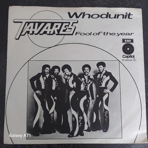 45 rpm Tavares - Whodunit (1977), Cd's en Dvd's, Vinyl Singles, Single, Pop, 7 inch, Ophalen of Verzenden