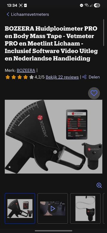 Vetpercentage meters bmi beschikbaar voor biedingen