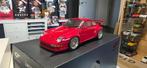 Porsche 911 (993) 3.8 RSR Guards Red 1/18 Gt-Spirit, Hobby en Vrije tijd, Modelauto's | 1:18, Ophalen of Verzenden, Zo goed als nieuw