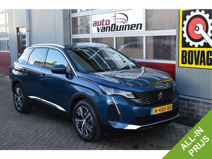 Peugeot 3008 1.6 HYbrid 225 Blue Lease Allure O.a: Afn. Haak, Auto's, Peugeot, Bedrijf, Te koop, ABS, Achteruitrijcamera, Airbags