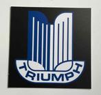 TRIUMPH   reclamebord +- 24cm  kunststof, Ophalen of Verzenden, Zo goed als nieuw, Auto's