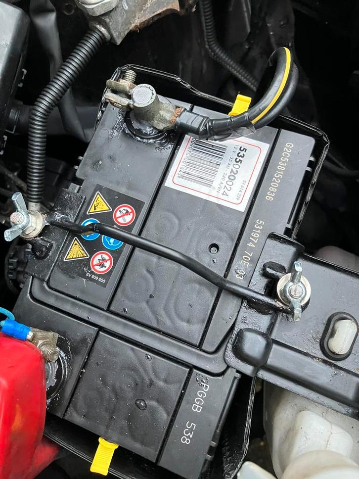 Bijna nieuwe Panther Premium 35ah accu, Auto-onderdelen, Accu's en Toebehoren, Chevrolet, Nieuw, Ophalen