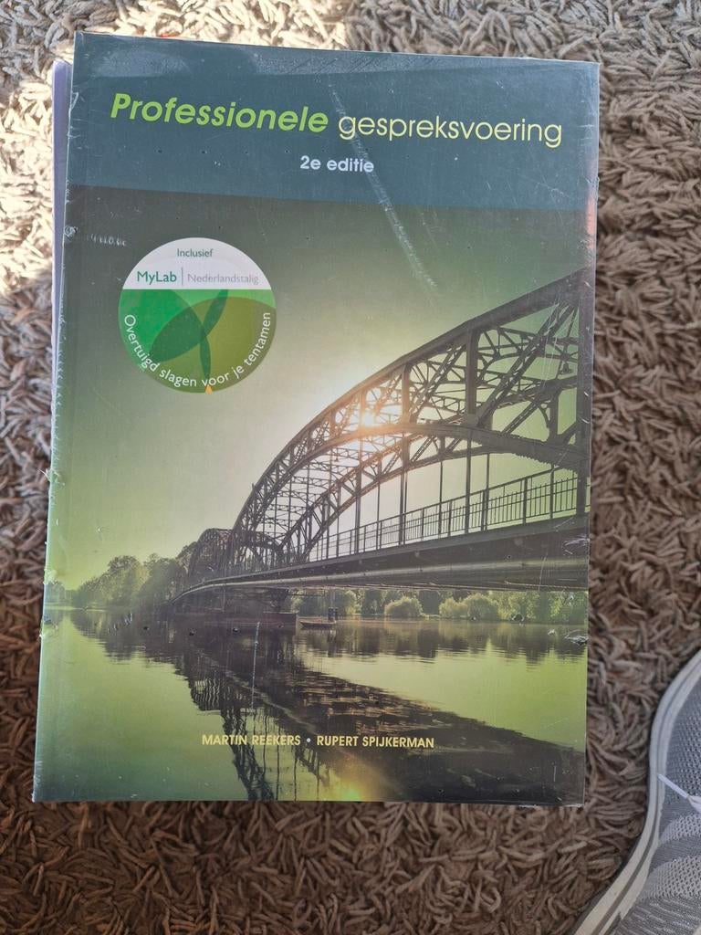 Professionele gespreksvoering - 2e editie, Boeken, Studieboeken en Cursussen, Nieuw, HBO, Alpha, Ophalen of Verzenden