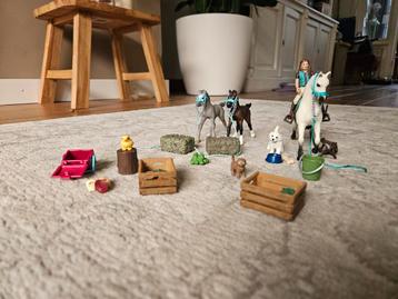 Schleich Paarden Set met Accessoires beschikbaar voor biedingen