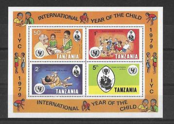 Tanzania Michel blok 18 postfris JAAR VH KIND beschikbaar voor biedingen