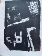 Wim Motz '58 - Litho 'Vensters' gesigneerd, Antiek en Kunst, Kunst | Litho's en Zeefdrukken, Ophalen of Verzenden