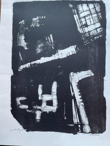 Wim Motz '58 - Litho 'Vensters' gesigneerd beschikbaar voor biedingen