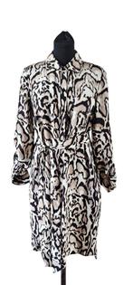 zijde panther print jurk van Diane von Furstenberg maat 36, Kleding | Dames, Jurken, Ophalen of Verzenden, Maat 36 (S)