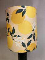 Lamp lemons, geel met groene lampenvoet, Rond, Nieuw, Ophalen of Verzenden, Nvt