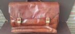Arthur Aston Leren Aktetas Bruin Vintage, Ophalen of Verzenden, Gebruikt, Bruin, Handtas