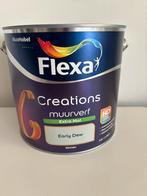 Flexa Creations muurverf Early Dew Extra Mat 2,5 liter NIEUW, Nieuw, Groen, Verf, Ophalen of Verzenden