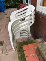 Plastic stoeltjes 4 St., Tuin en Terras, Tuinstoelen, Ophalen, Gebruikt, Kunststof, Stapelbaar