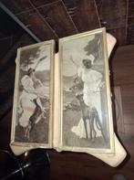 twee oude litho's 1910  voor de verzamelaar, Antiek en Kunst, Kunst | Schilderijen | Klassiek, Ophalen of Verzenden