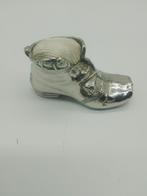 Vintage verzilverde laarsspeldenkussen, Antiek en Kunst, Ophalen of Verzenden