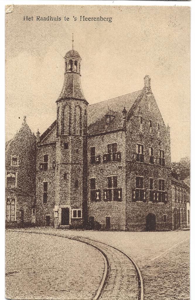 's-Heerenberg, Het Raadhuis te 's-Heerenberg, Verzamelen, Ansichtkaarten | Nederland, Gelopen, Gelderland, 1920 tot 1940, Verzenden