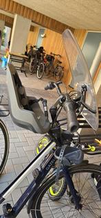 BOBIKE kinderzitje + scherm, Fietsen en Brommers, Fietsaccessoires | Fietsstoeltjes, Ophalen, Zo goed als nieuw