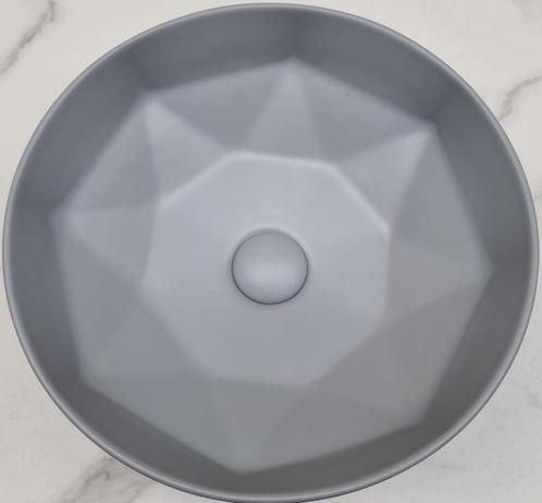 Ronde waskom Grijs, Doe-het-zelf en Verbouw, Sanitair, Nieuw, Wastafel, Koper, Ophalen of Verzenden