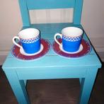 Espresso kop en schotels Kahla Germany 2 stuks, Huis en Inrichting, Keuken | Servies, Ophalen, Gebruikt, Overige stijlen, Kop(pen) en/of Schotel(s)